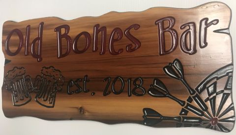 Dars Wooden sign